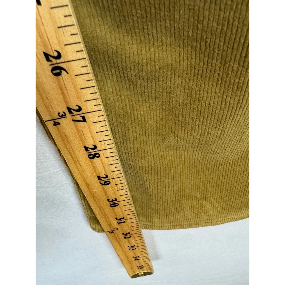 Mavi Jake Slim Leg Corduroy Pants Mustard Yellow 30x32 M0042281739 Mens NEW